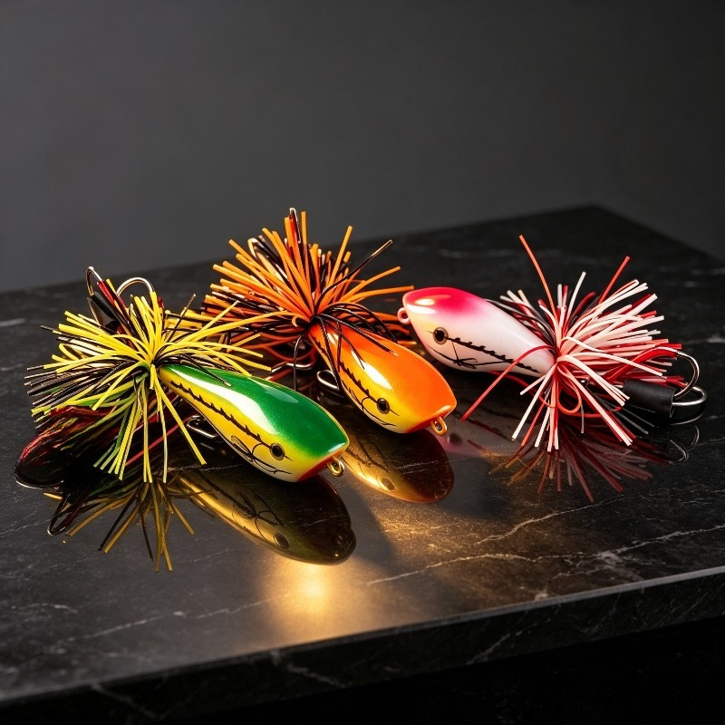Fishing Hook Weedless - 1PC/2PCS Thaise-stijl ABS Hard Kikker Aas