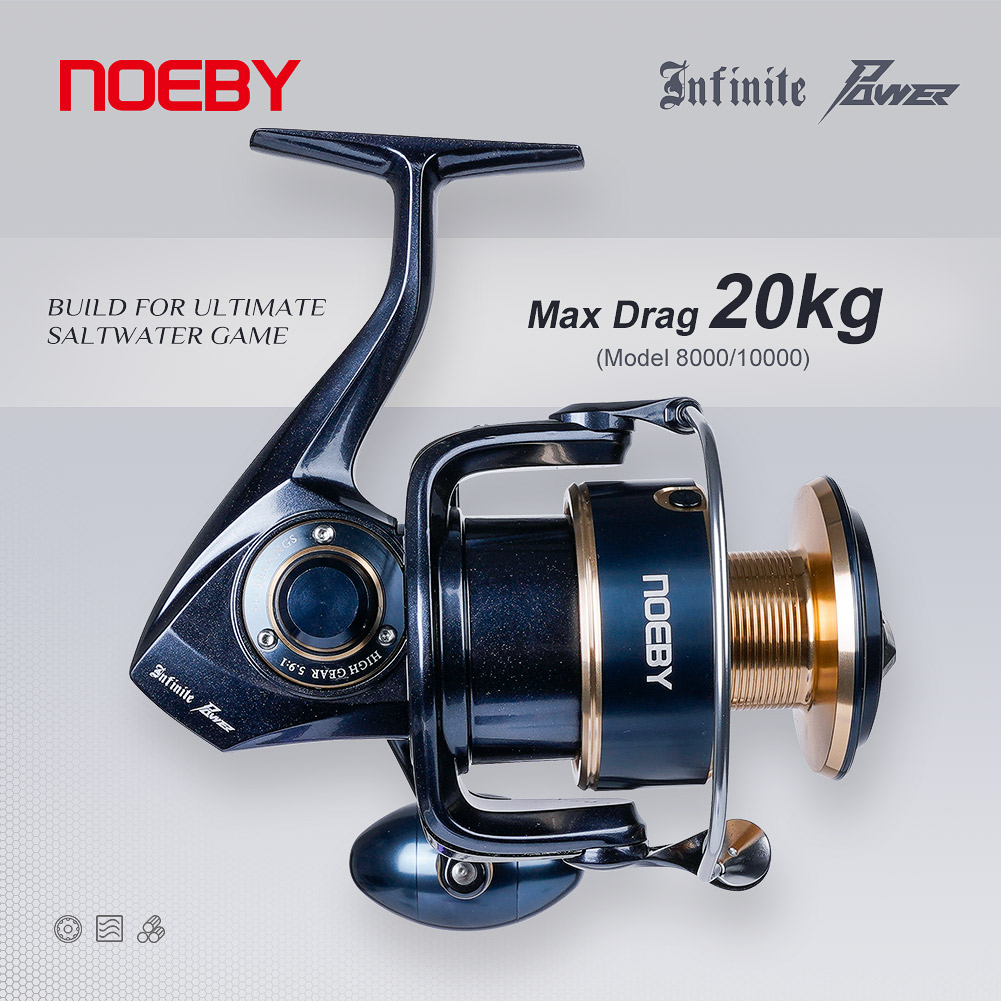Daiwa Reel Bg - NOEBY Infinite Power Zoutwater Spinhengel Molen