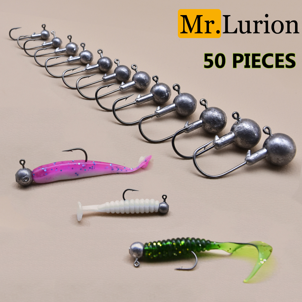 MrLurion 50 stuks 1g-28g jig h - Fishing Hook Weedless recensie en prijs