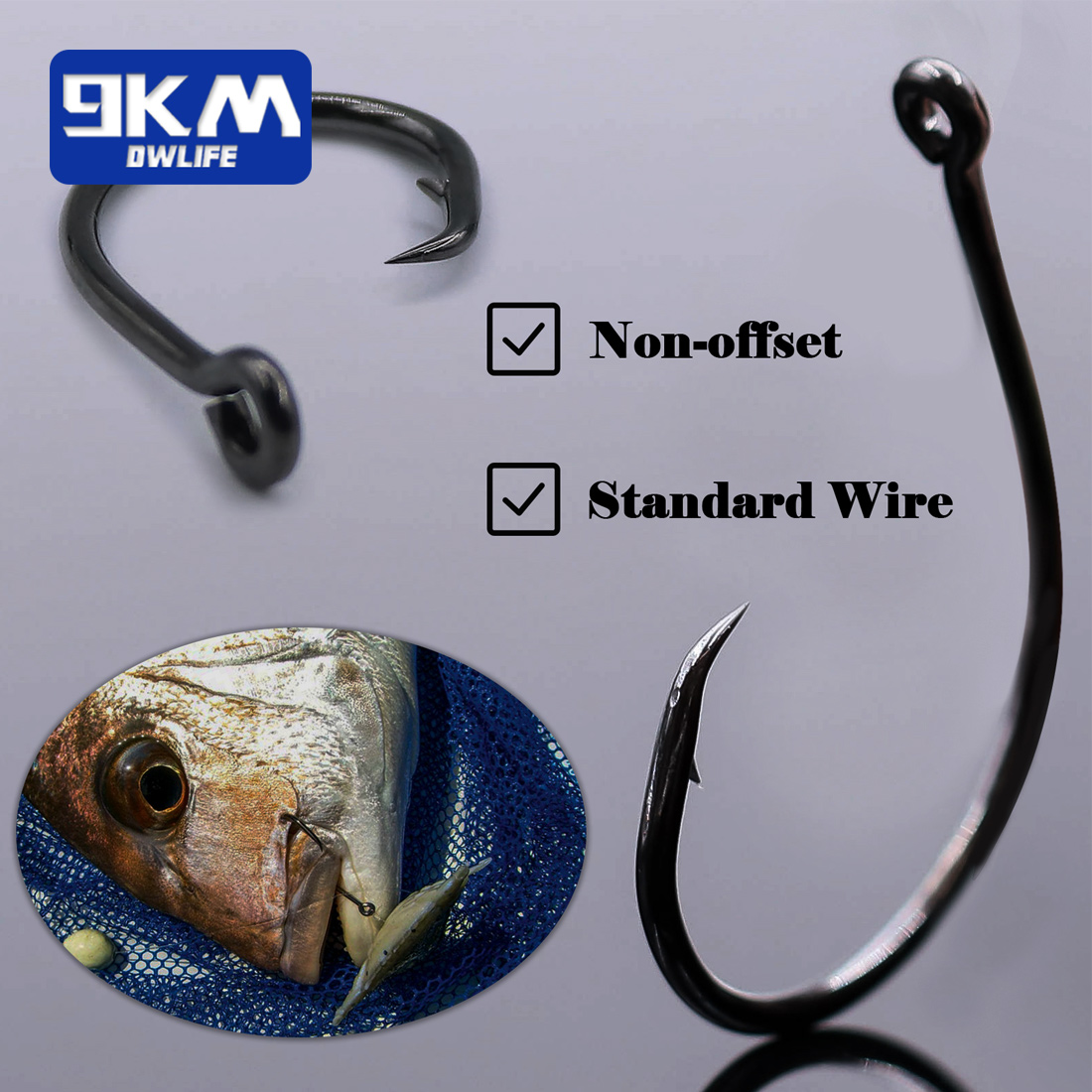 9KM 25-50 stuks Inline Wide Ga - Fishing Hook Circle recensie en prijs