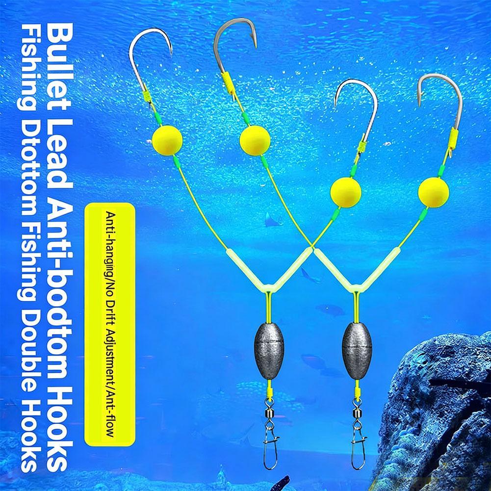 Omgekeerde Off-Bottom Double H - Fishing Hook Weedless recensie en prijs