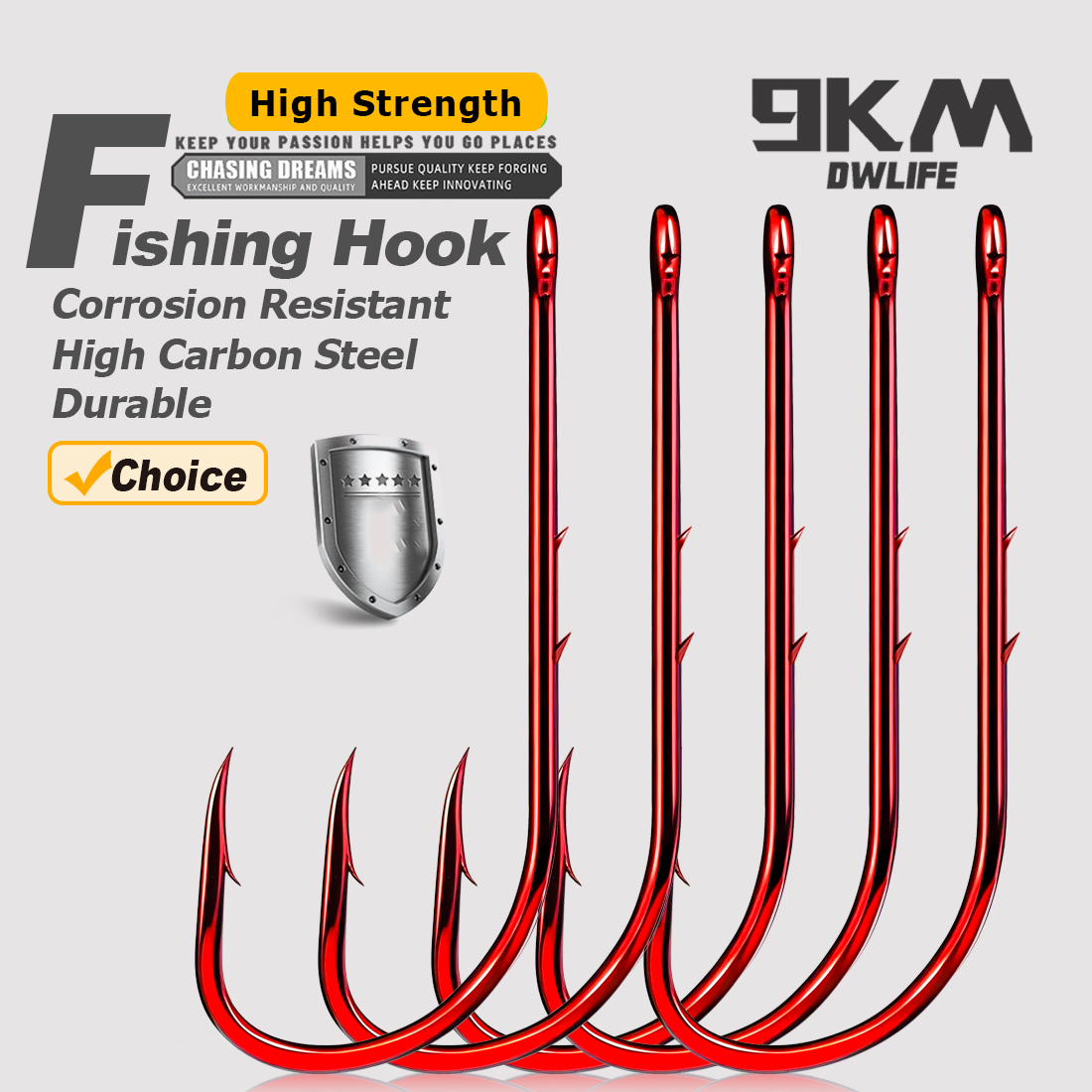 9KM Baitholder Vishaken Lange  - Fishing Hook Circle recensie en prijs