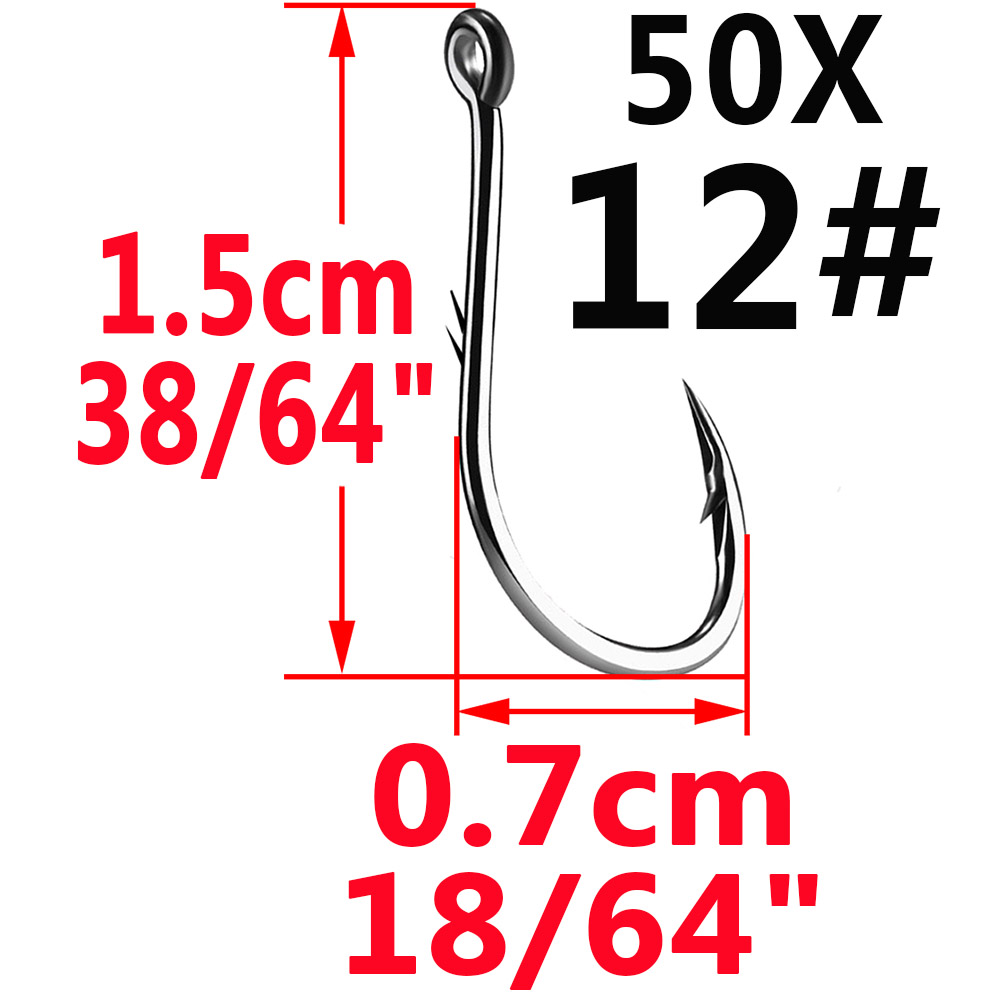 50 Stuks Iseama Cirkel Karper  - Fishing Hook Circle recensie en prijs