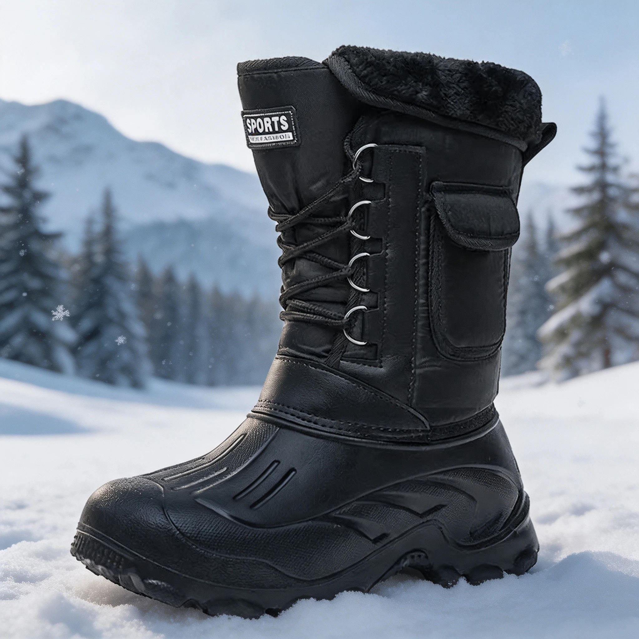 Heren Winter Snowboots Outdoor - Fishing Hook recensie en prijs