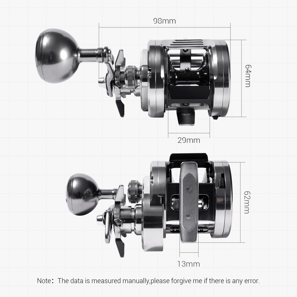 NOEBY Gainers Jigging Reel Met - Daiwa Reel Bg recensie en prijs